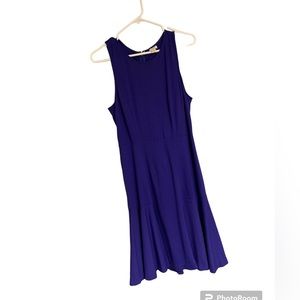 J. Crew size 8 dress - vibrant blue - stretchy midi tank